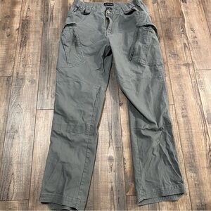 Tactical Pants Womens Large Ripstop Military Cargo Outdoor Work‎ Grey
